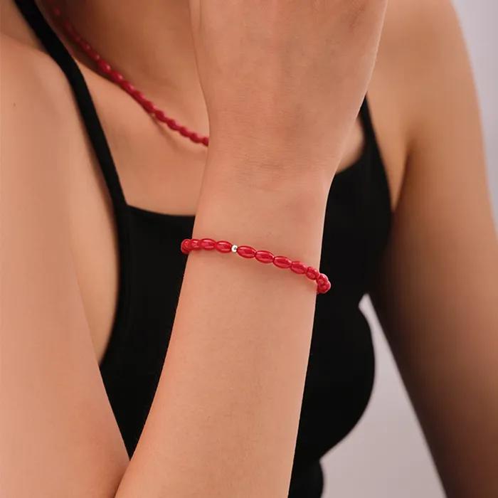 COTOIT_Red Berries Beads Bracelet