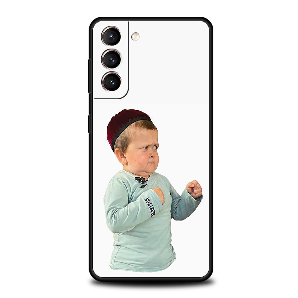 Phone Case For Samsung Galaxy S24 S23 Ultra S22 S21 S20 FE 5G S10 S10E S9 Plus S8 Soft Silicone Black Cover Funny Hasbulla