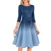 Women's Cocktail Dresses 3/4 Sleeve Vintage Wedding Guest Dress