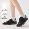 Women's Rolled-up Short Socks for Spring and Summer, Thin Solid Color Cotton Socks, Simple and Versatile, Mesh Breathable Short Socks