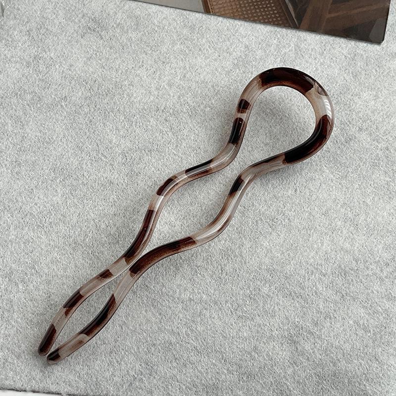 Elegant U-Shaped Hairpin for Women - Chinese Style Bun Clip 2025