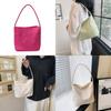 Chic Nylon Bucket Bag For Women Trendy Street Style Handbag With Magnetic Closure