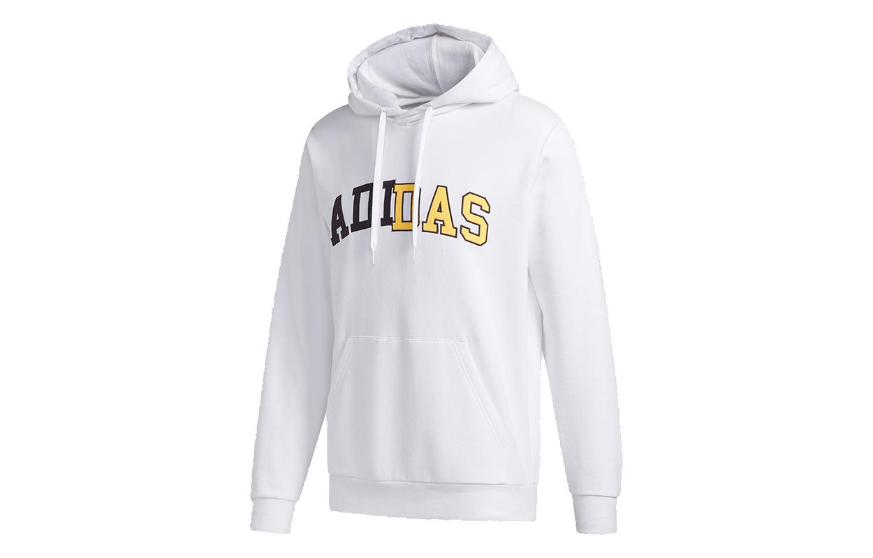 Adidas Sweatshirts Men s White Hooded Moderate Regular GE5509 L