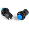 6pcs 12MM Lock Latching OFF- ON Push Button Switch Maintained Fixed Pushbutton Switches Self-Lock Button