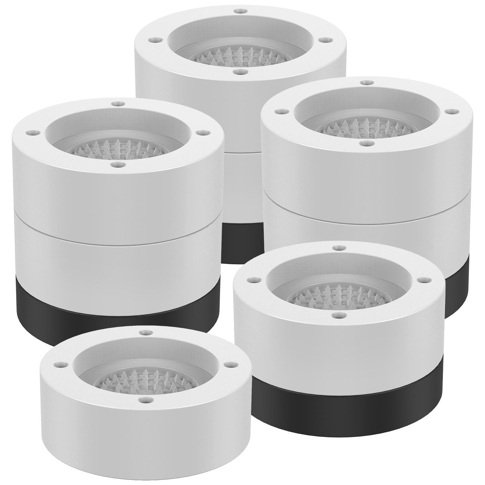 4 шт. Круглая мебельная подставка, прочная кровать, стул, подставка, поддержка 1300 фунтов, противоскользящая, стиральная машина, стол, диван, нижняя ножка, подставка серый