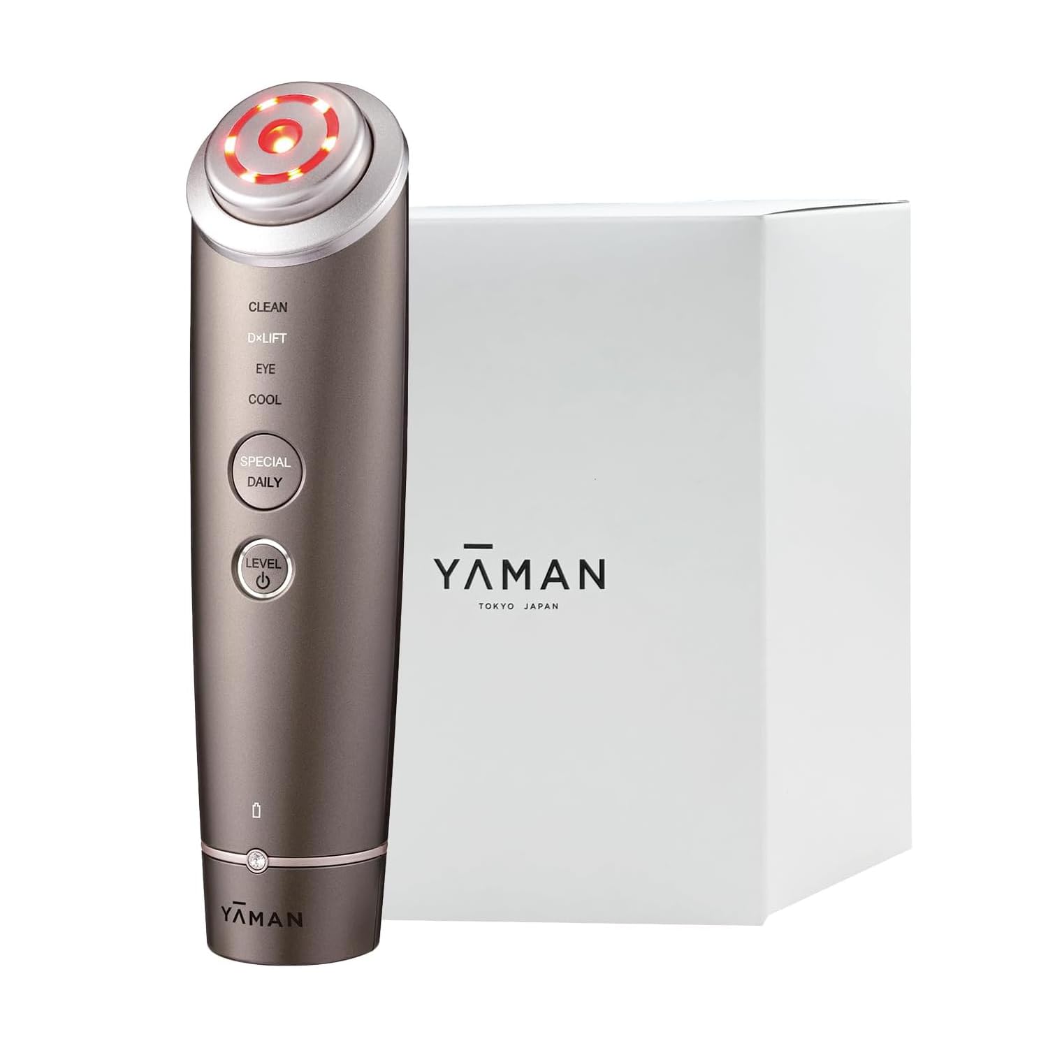 

YA-MAN PhotoPlus Deep Lift RF EMS Facial Beauty Device YJFA1TAM2 Bronze with Sticker [Amazon.co.jp Exclusive]