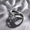 Double-Layer Cross Zircon Ring For Women Gold Silver Adjustable Finger Rings Bling Korean Elegant Jewelry Gift