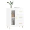 VidaXL Buffet Blanc brillant 69,5x34x90 cm Bois d'ingénierie 828030