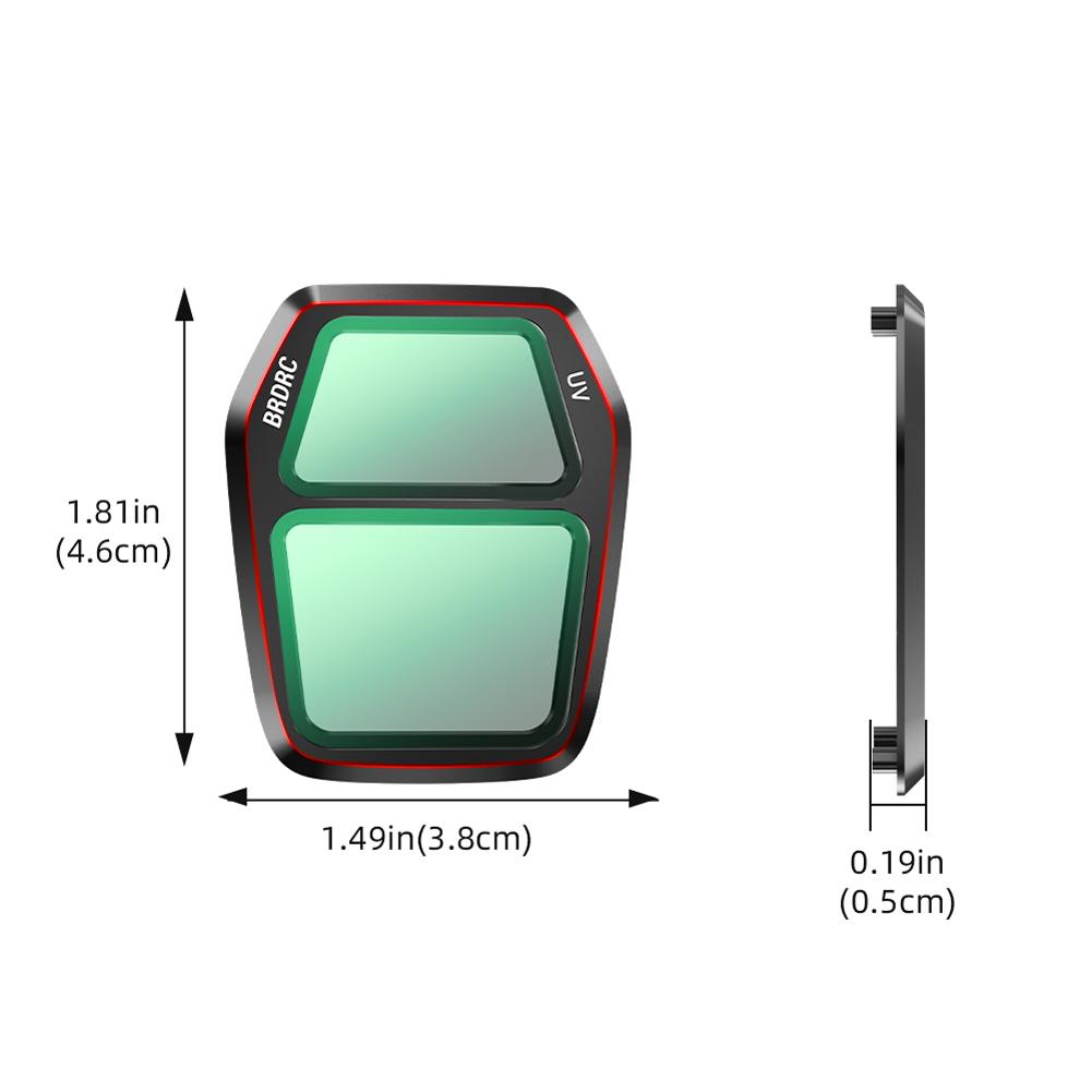 For DJI Air 3S Lens Filters Camera Lens Filter Set Optical Glass Polarizing Lens Filter for DJI Air 3S Drone Cameras Accessories