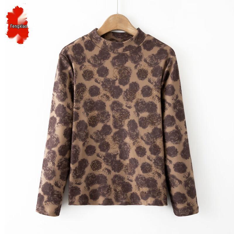 Fengxiao G254A2309 Men s Fleece-Lined Thermal Top 2XL