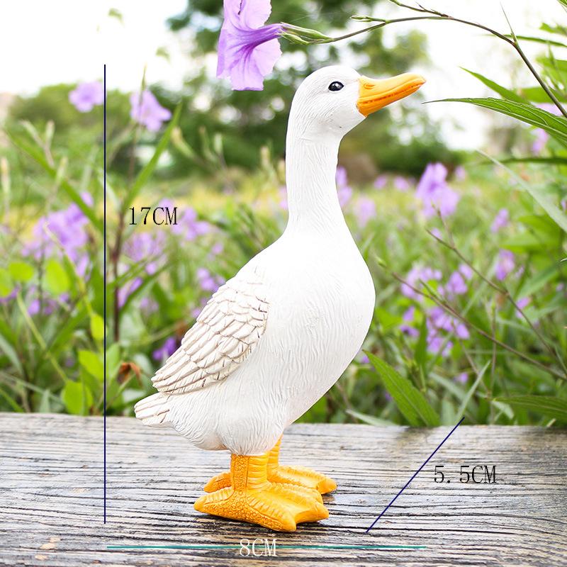 Simulation Animal Sucking Duck Ornaments