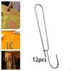 12 Pieces Pattern Drawing Hook Organizer Tailors Hanger Home Industrial Iron Paper Hooks