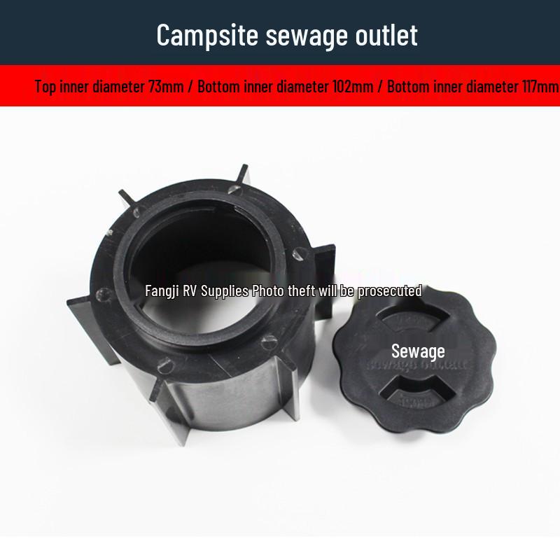 Amerikanischer Stil Wohnmobil Campingplatz Teleskopischer Grauwasserablaufschlauch & Fäkalientank