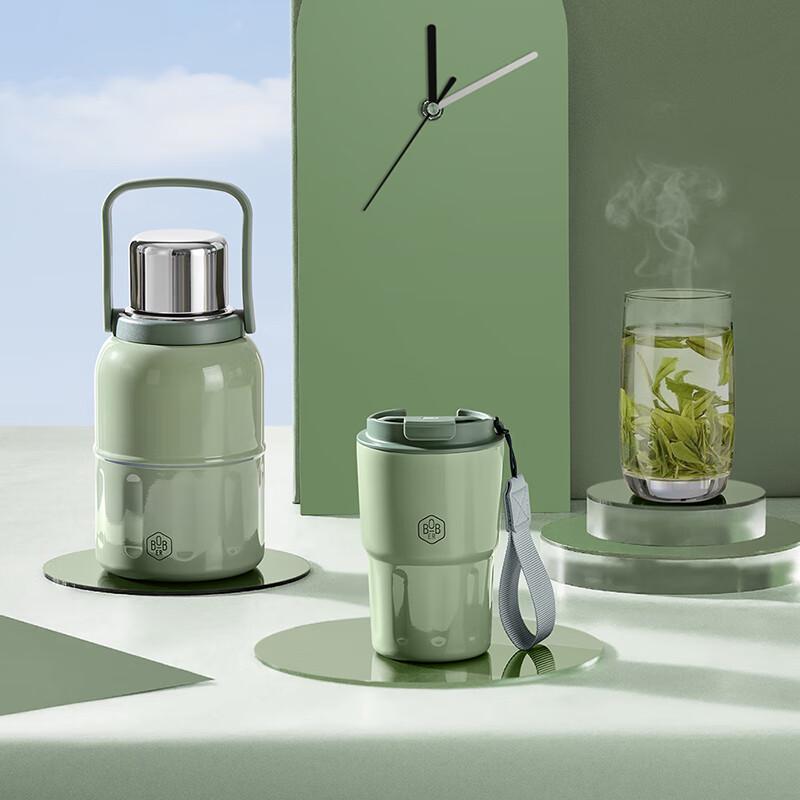 Bobaoyouyue Vacuum Flask & Mug Travel Set