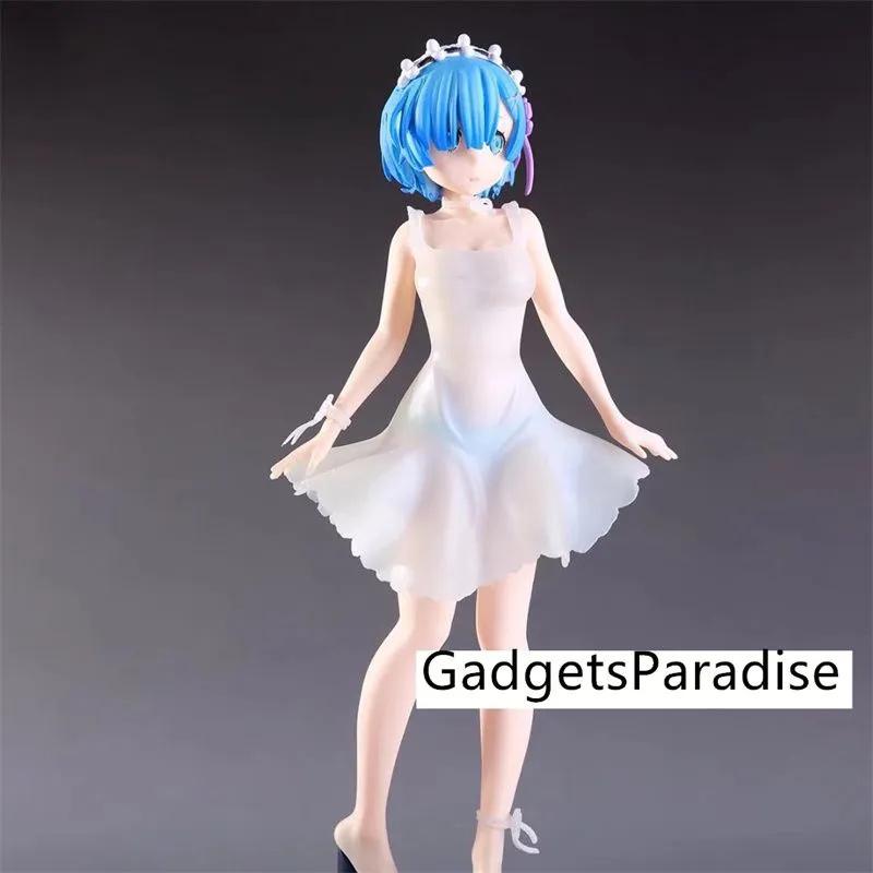 23cm Anime Re:Life in a different world from zero Rem Ram PVC Figure Model Collectible Toy