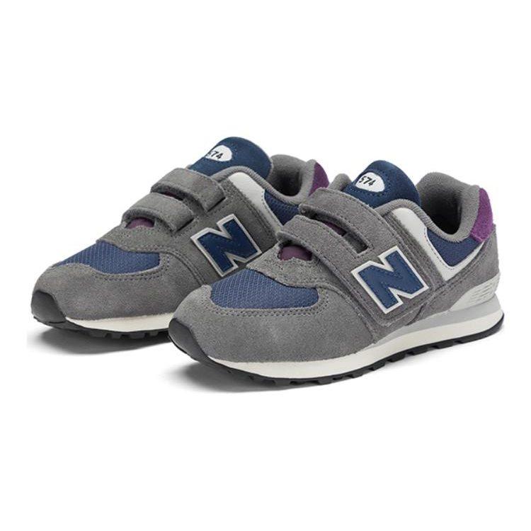 New Balance Cushioning Low top Kids' Running Shoes Gray Blue Kids' PV574KGN