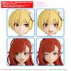 BANDAI SPIRITS 30MS Idolmaster Shiny Colors Option Hairstyle Face Parts Set (Juri Saijo/Natsuba Arisugawa) Pre-colored plastic model.