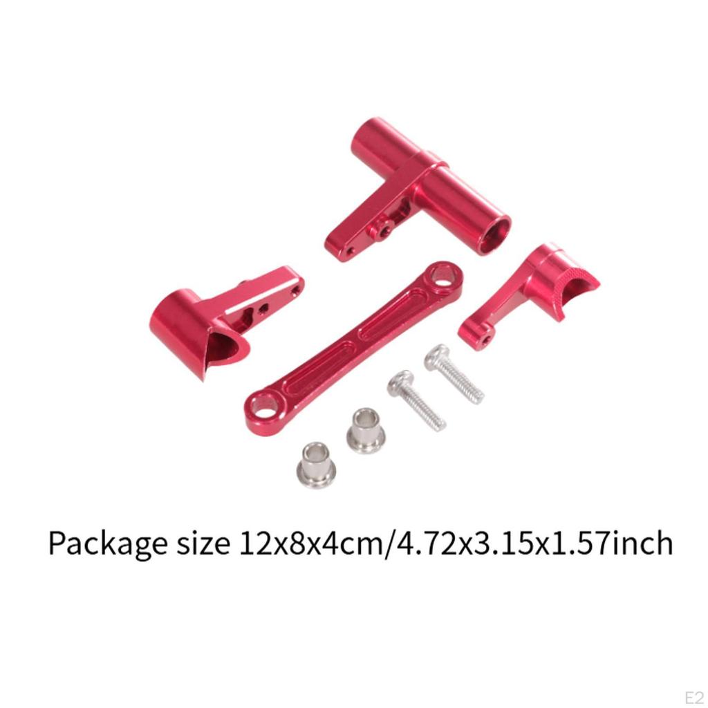 RC Car Steering Assembly Kit Parts Stylish Metal Fittings Upgrade Part for 1/10