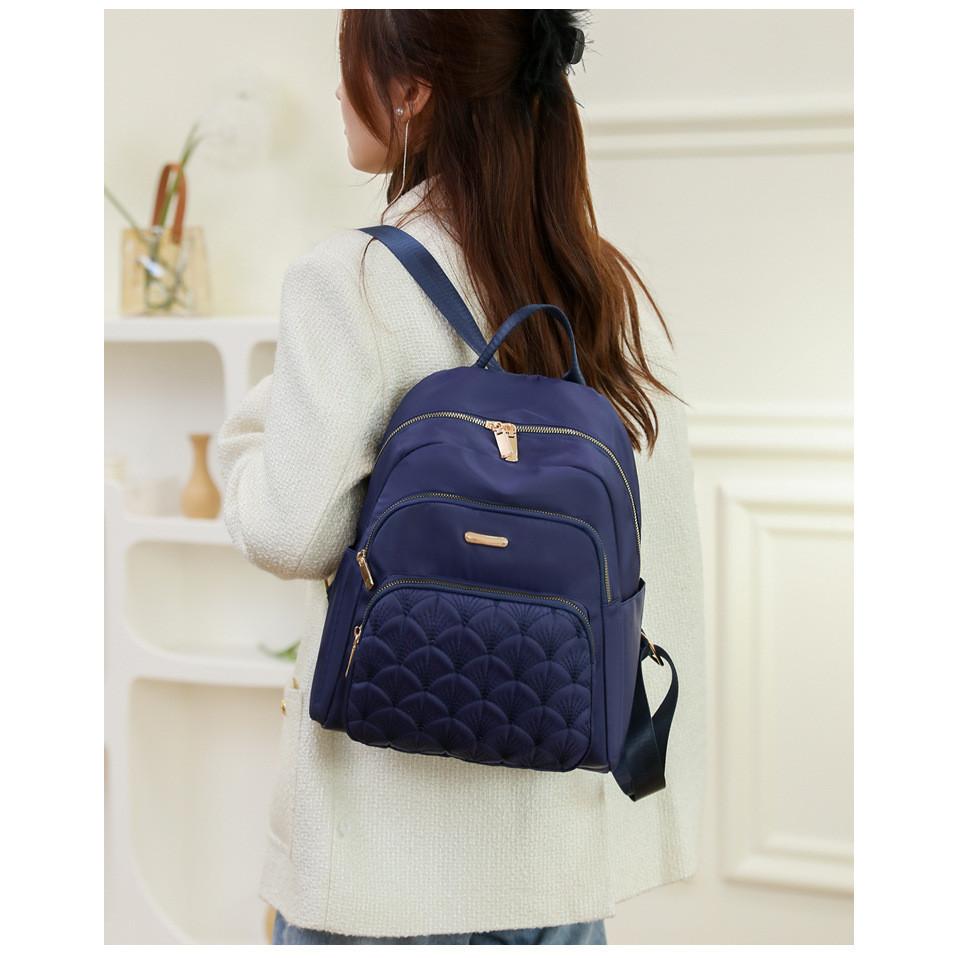 IELGY backpack, fashionable and casual women's travel backpack, simple urban commuter student schoolbag