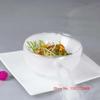 Handmade Glass Salad Bowls Creative Tableware Cooking Hollowware Specials Dry Ice Artistic Conception Molecular Delicacies Plate
