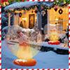 PVC Inflatable Christmas Ball With Light Santa Claus Snowman Christmas Tree Giant Big Large Christmas Balls Ornament Xmas Decora