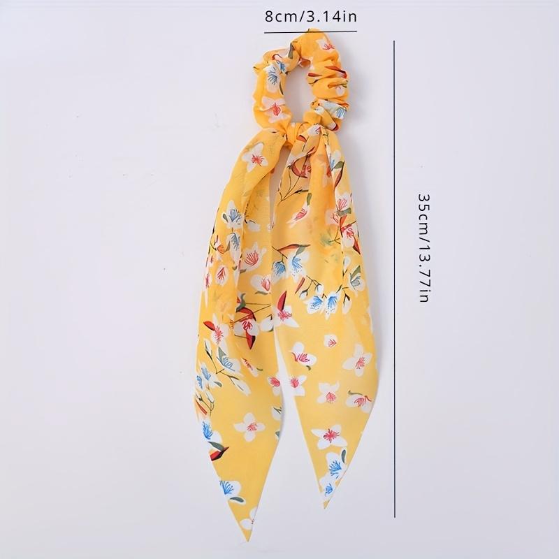 1pc 8 Types of Floral Hair Bands with Bows - Elegant Printed Headband Hair Band,Women's Soft Fashion Fabric Hair Accessories
