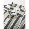 Stripe Short Sleeve Shirts Men's Loose Casual Half Sleeve Shirt Summer Relaxed Feeling Cuban Collar Retro Trendy Top
