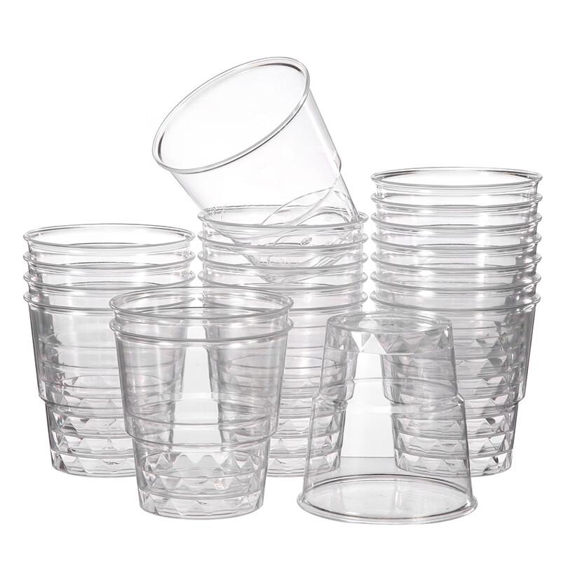 

MARYYA 200ml Thickened PS Airline Cups, 20-Pack