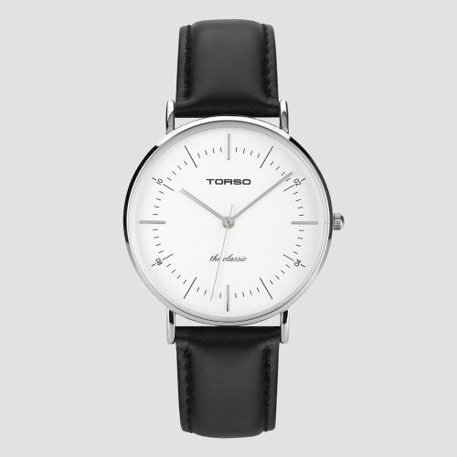 [TORSO] TORSO The Classic Quartz Men s Leather Watch T41L-M-SSBK FREE