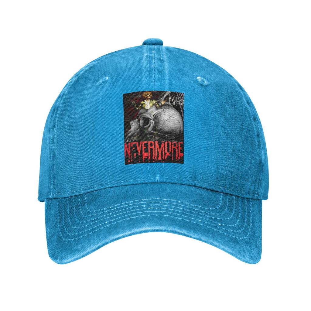 Nevermore Skeleton Mylene Farmer Denim Cap Casual Baseball Caps Adjustable Hat Summer Unisex Baseball Hats
