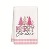 Christmas gift hanging kitchen towel hand wipe absorbent towel household bathroom cartoon hanging towel cleaning rag