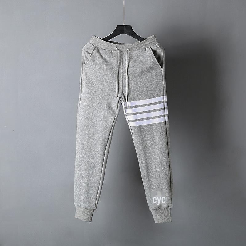 

Унисекс полосатые спортивные штаны TB, повседневные брюки с четырьмя полосками, окрашенные в пряже 36