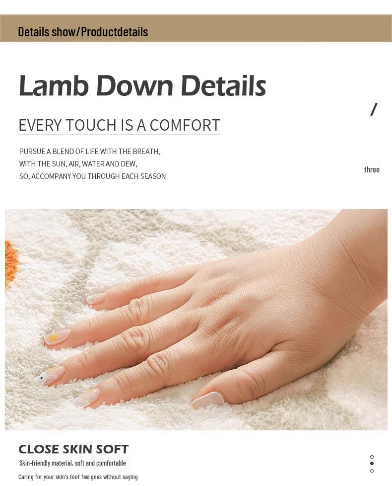 Modern Minimalist Faux Cashmere Oval Rug for Living Room and Bedroom