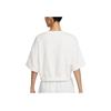 Nike Sportswear City Utility Women's French Terry Short-Sleeve Top Sail Black DV8039-133