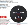 125mm Sander Pad Polishing Polishing Machine 5-hole