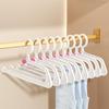 Multifunctional Non-Slip Clothes Hanger: Plastic Pants Rack & Drying Support