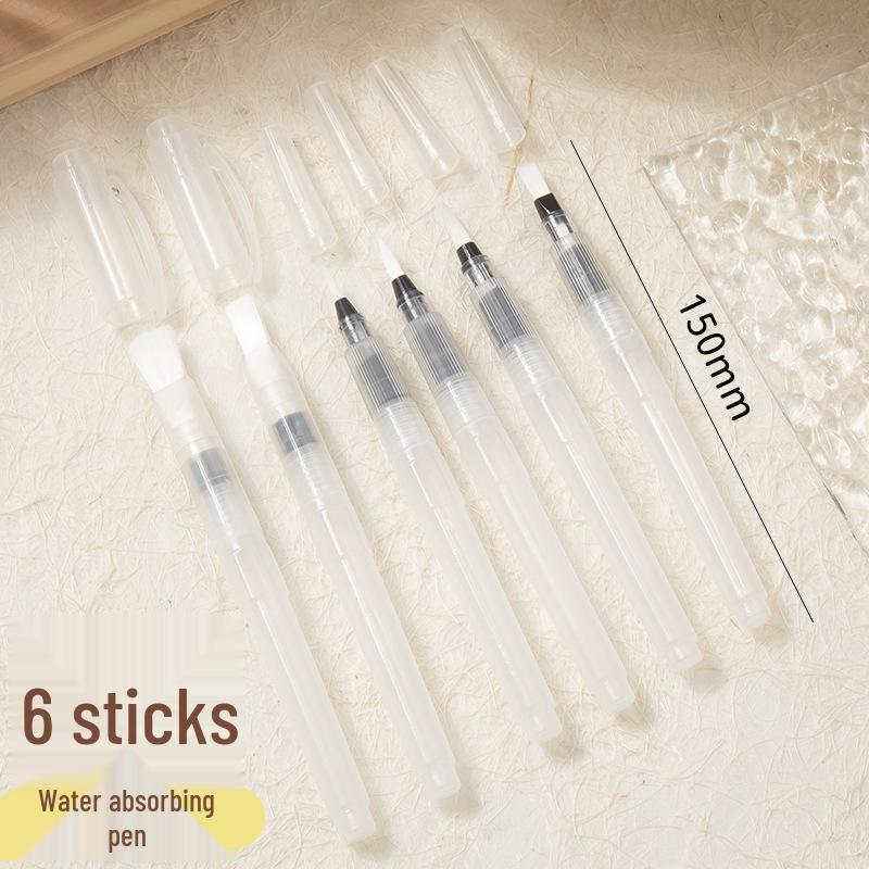 Mini Watercolor Walnut Box: Portable Travel Sketchbook & Palette