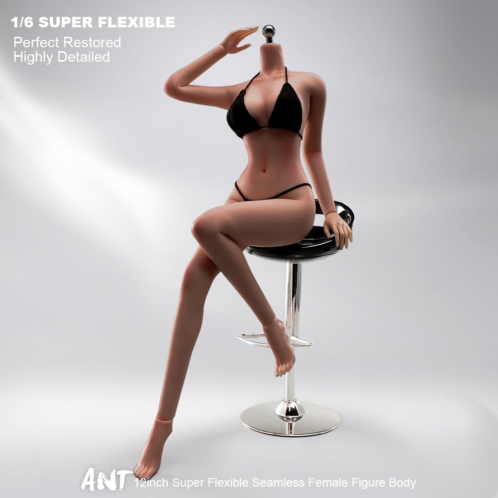 Proportional Makeup Female Body and Clothes Super Flexible Joint Movement Diagram Blue Beauty Black Skin Seamless Body Large Breasts Hobby Collection