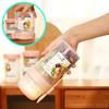 Breakfast On The Go Cups, Salad Cup To Go, Take and Go Yogurt Cereal Overnight Oats Snack Parfait Containers & Salad Dressing Ho