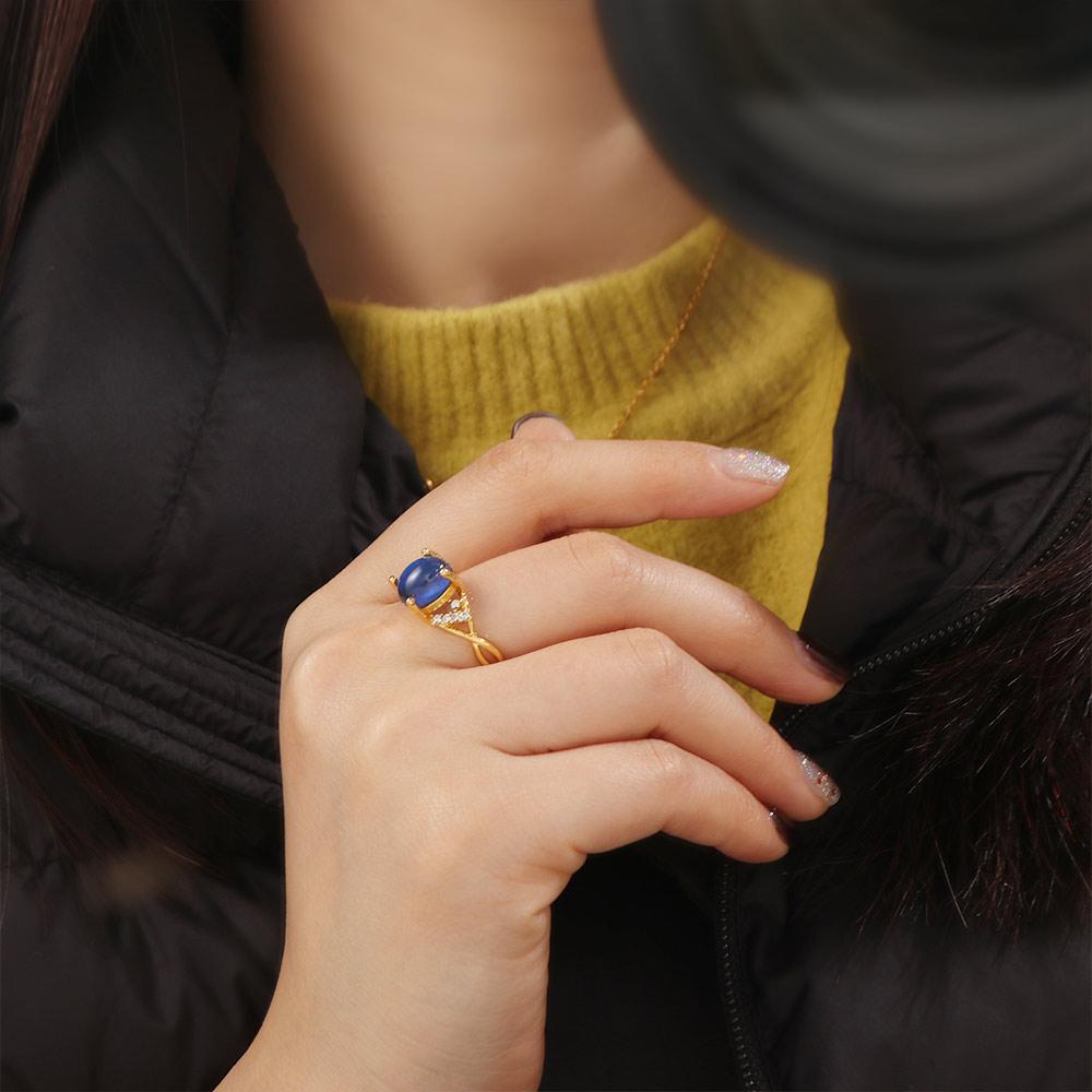 Temperature Control Color Changing Color Ring Moon Stone Color Changing Mood Ring  Gift