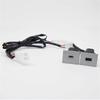 USB-A QC3.0 & USB-C PD Fast Charger Socket Panel Mount Accessories Fit For Ford