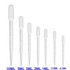 10pc Disposable Plastic Pipette Dropper Scale Graduated Pasteur Laboratory Liquid Dropper Cuentagotas for Lab Supplie 1/3/5/10ml