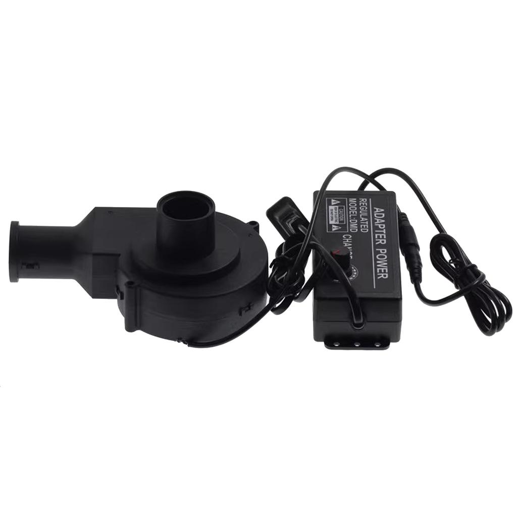 155x98x67mm Blower Fan 12V with AC 100V 240V Powered Speed Controller, Squirrel Cage Centrifugal Air Blower Replacement