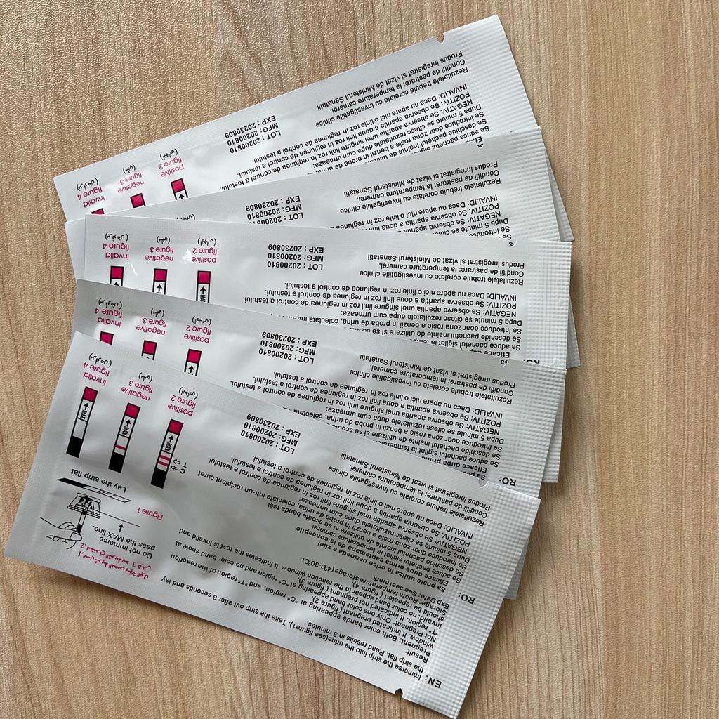 10pcs Early Pregnancy Test Strips HCG Urine Measuring Testing Kit For Women Household Rapid Over 99% Accuracy Test Sticks