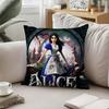 Alice Madness Returns Throw Pillow Covers Pattern Cushion Cover Suitable For Sofa Bedroom Car Pillow Cover
