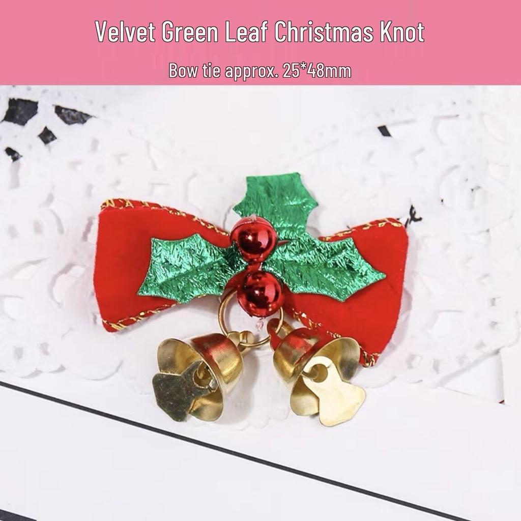 Christmas Bowknot Bells: Tree & Gift Decorations, Sealing Ties, Hair & Handmade Accessories
