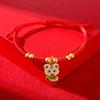 Chinese Style Snake Year Bracelet Hand Rope Fortune Bracelet Retro Lucky Red Rope  Couple