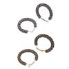 Elegant Crystal Hoop Earrings for Women - Stylish and Versatile Jewelry