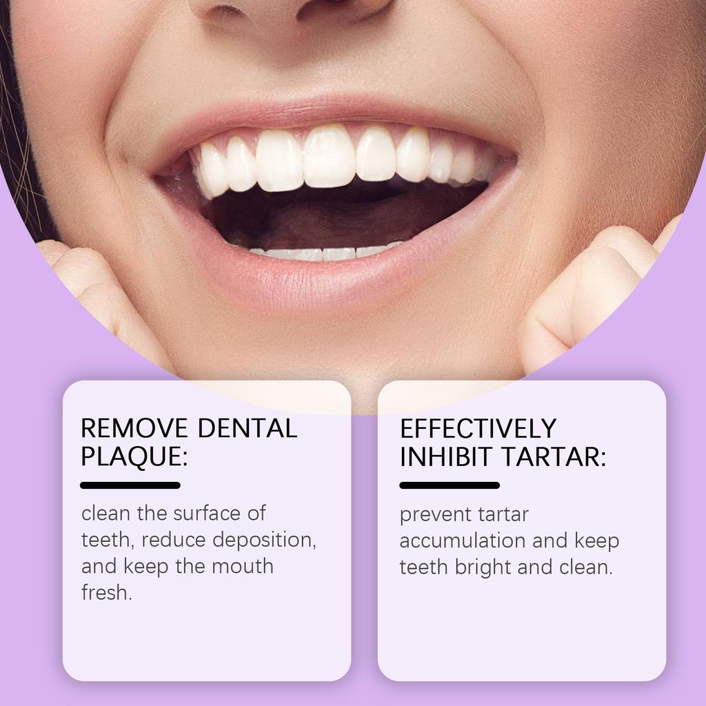 Purple Hydroxyapatite Whitening Toothpaste Removal Plaque Stain Dental Bleaching Cleaning Oral Hygiene Fresh Breath Toothpaste