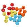 Sada 24 golfových míčků, gumové, barevné, odolné, 2vrstvé, golfové míčky pro hráčky začátečníků